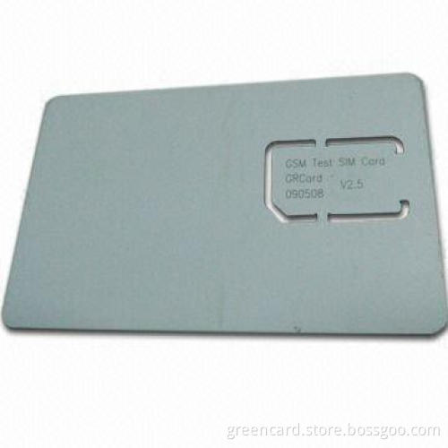 CDMA Test SIM Card, Includes Siemens, Philips, and Samsung Chips